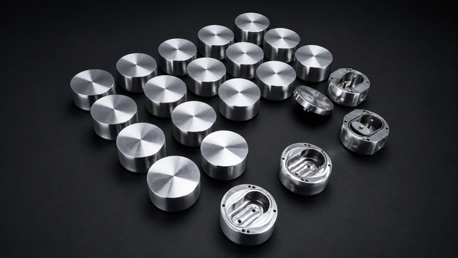 Precision CNC Milled Metal Components – Batch Production